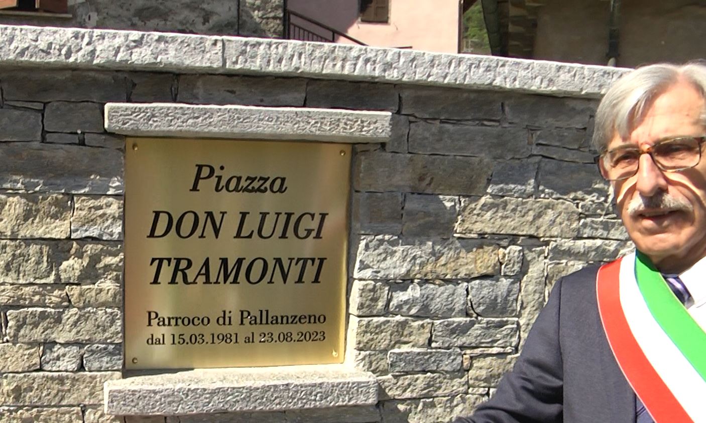 Festa a Pallanzeno per l’intitolazione della piazza vicina alla chiesa a don Luigi
