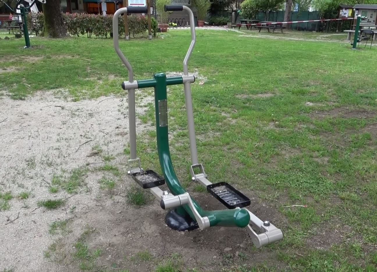 Un parco fitness all'Oasi della vita
