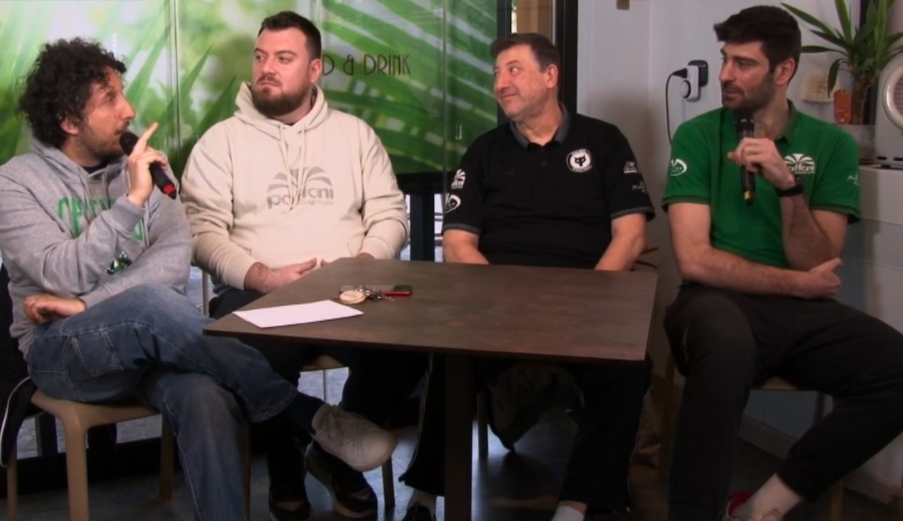 A Baskettando Filippo Pastorello, Bruno Poletti e Jacopo Balanzoni