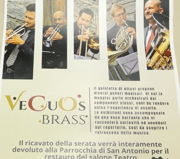 Domodossola. Sabato sera concerto pro restauro teatro Cappuccina