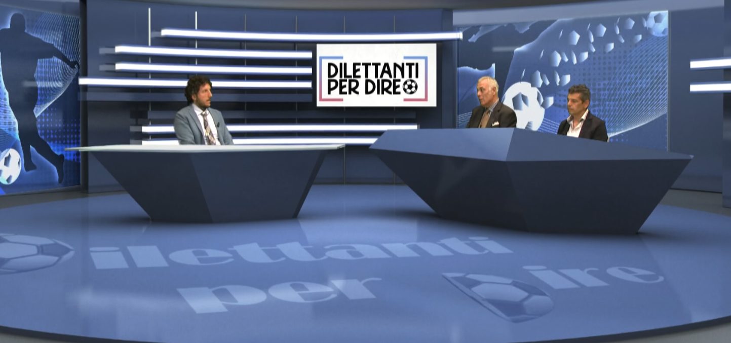 A Dilettanti per Dire il presidente del Gozzano Fabrizio Leonardi e l'allenatore del Baveno Ivan Sottini