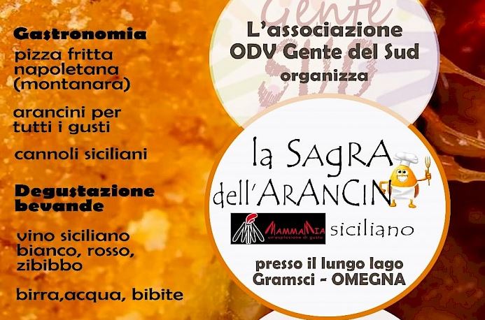 Omegna ospita la Sagra dell'Arancino
