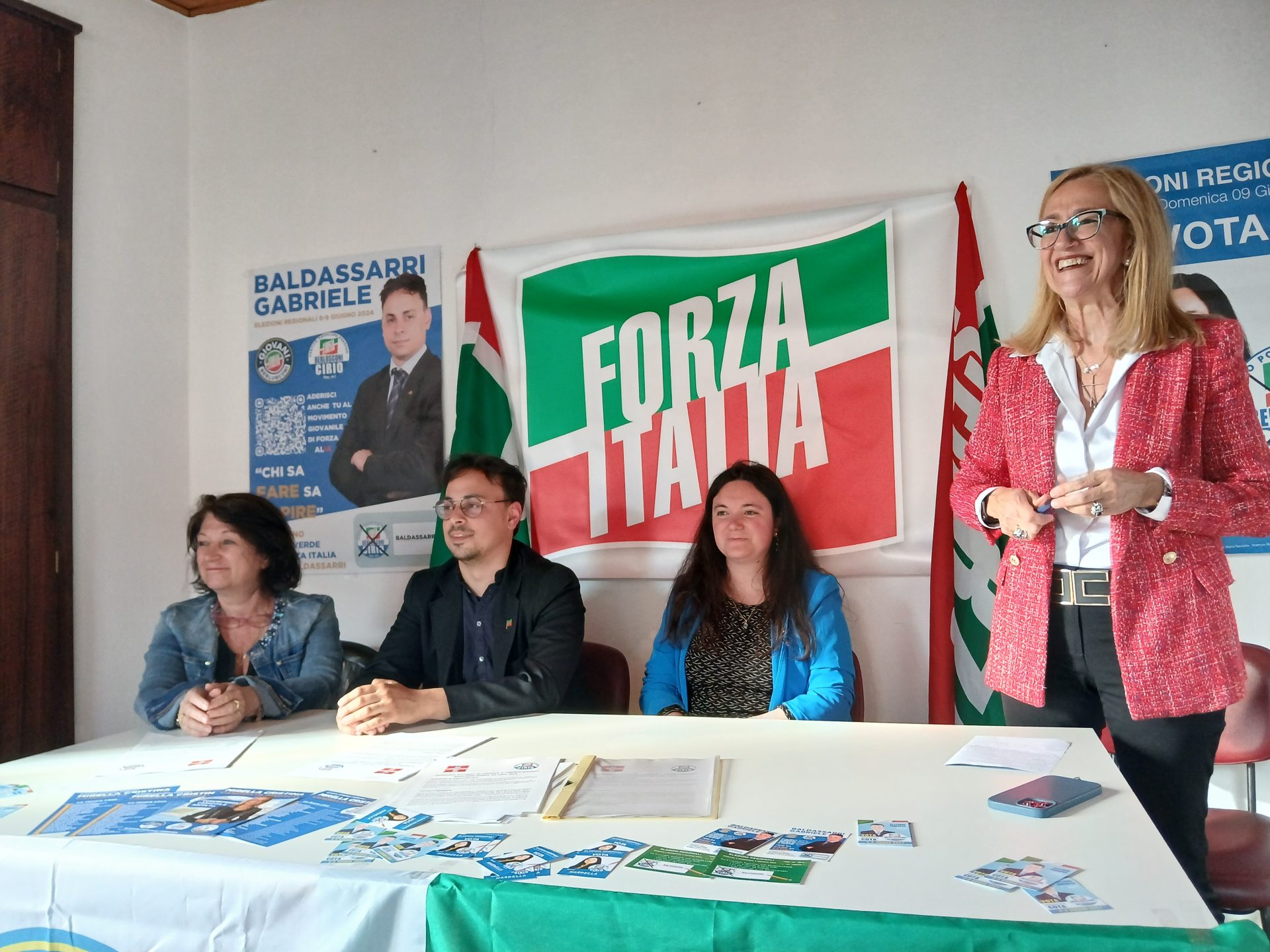 Gabriele Baldassarri e Maria Nardella candidati alle regionali per Forza Italia