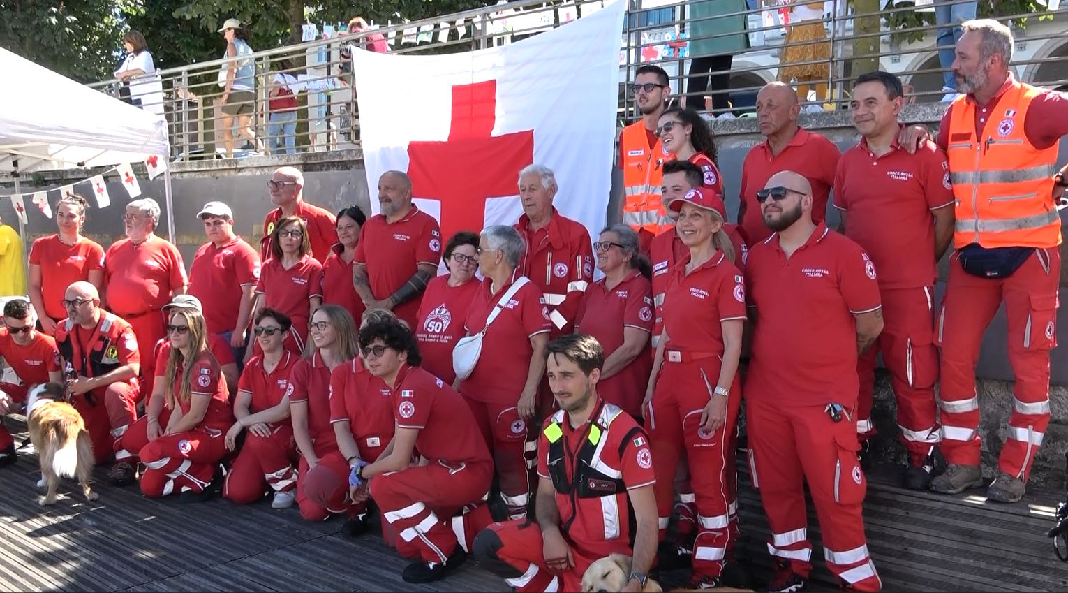 Lesa, la Cri ha festeggiato i 50 anni