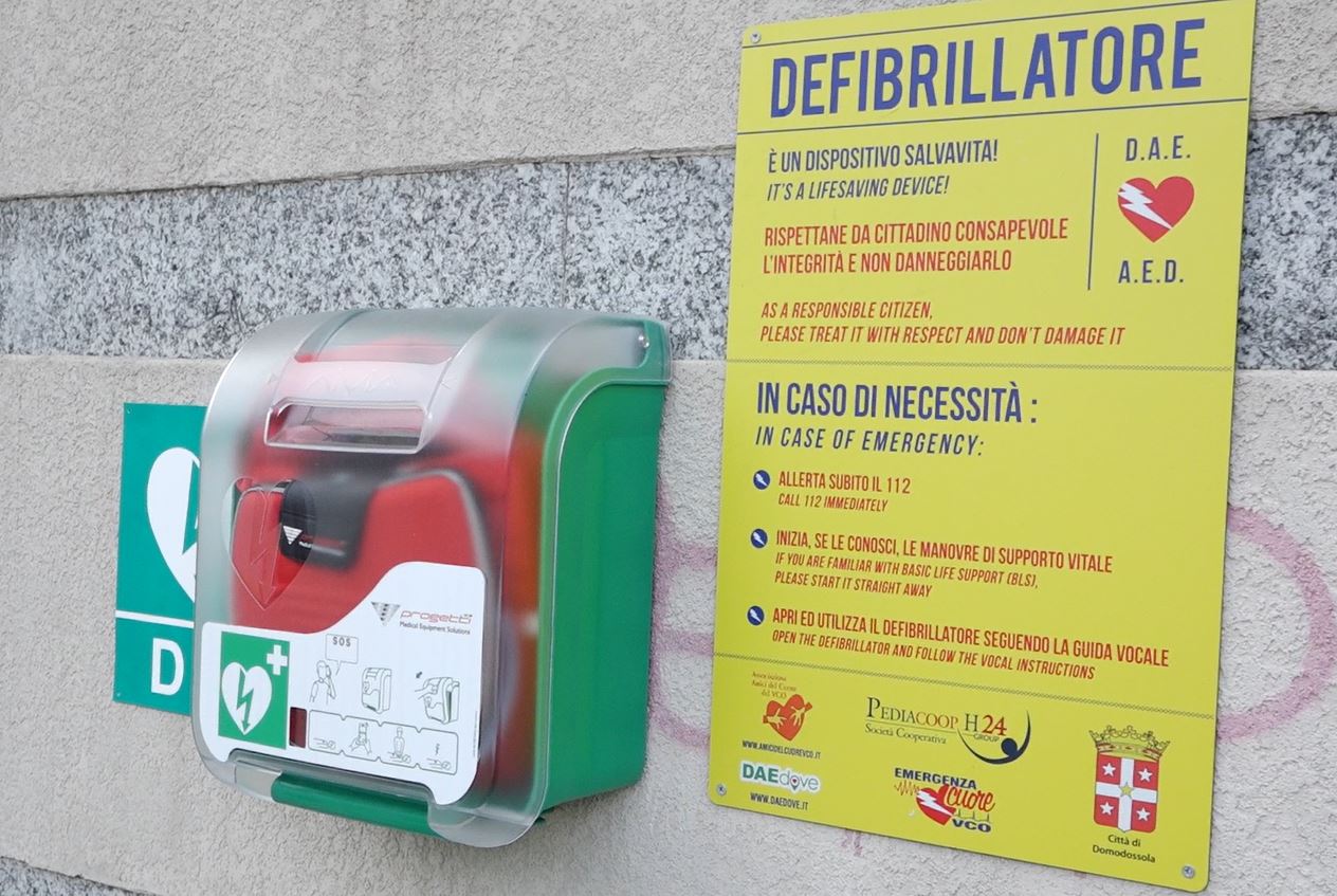 Domodossola Cardioprotetta : in città installati 58 defibrillatori