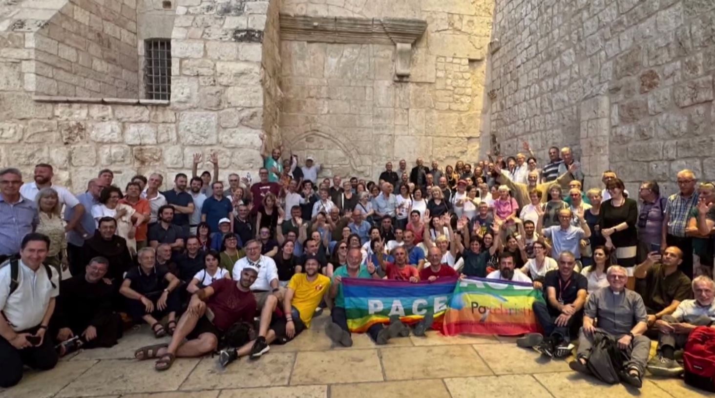 Don Renato Sacco al pellegrinaggio per la pace in Terra Santa