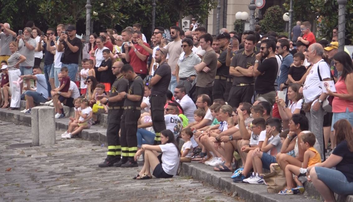 Un successo "Vco on fire", giornata con i Vigili del fuoco sul lungolago di Pallanza