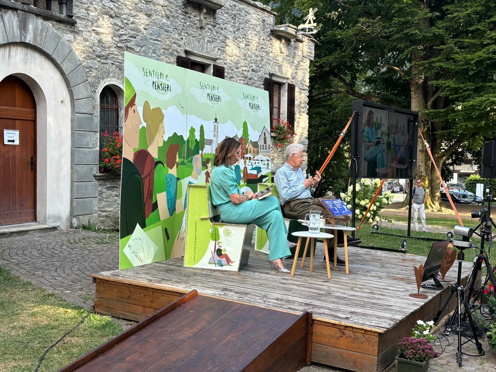 L'ex Premier Mario Monti a Sentieri e pensieri