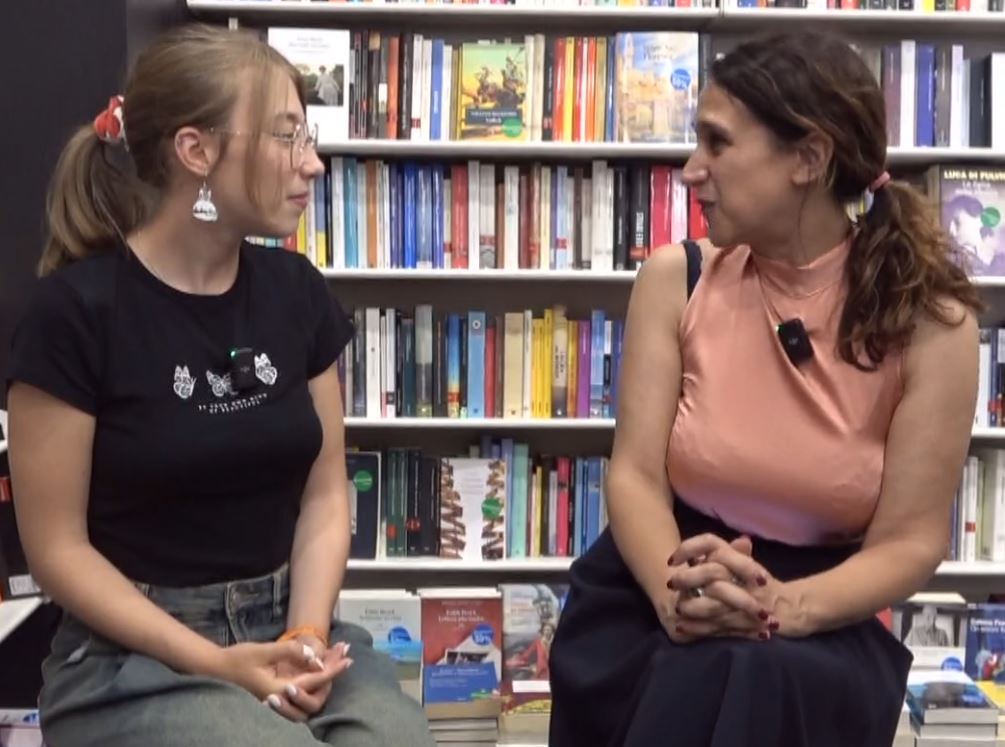 La finalista al Premio Chiara Giovani Anna Barili a L'Appetito Vien Leggendo