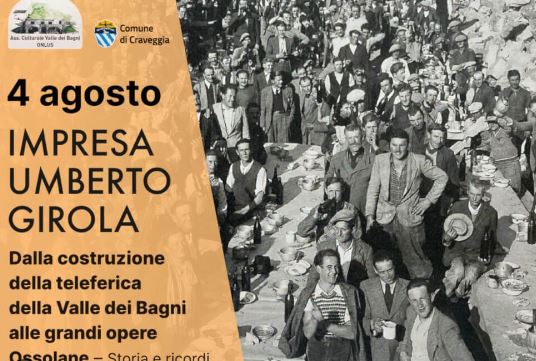 La storia dell'impresa Girola raccontata in un libro. A Craveggia la presentazione