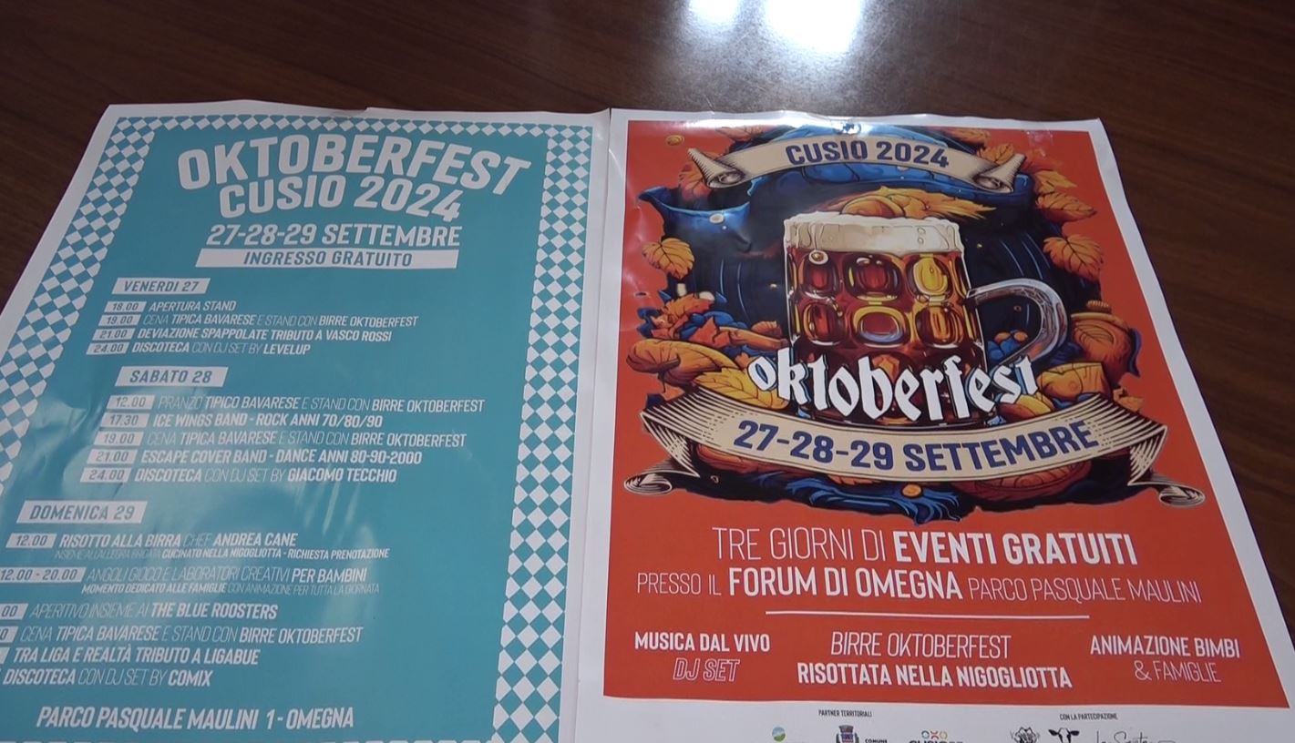 Al Forum di Omegna torna l'Oktoberfest