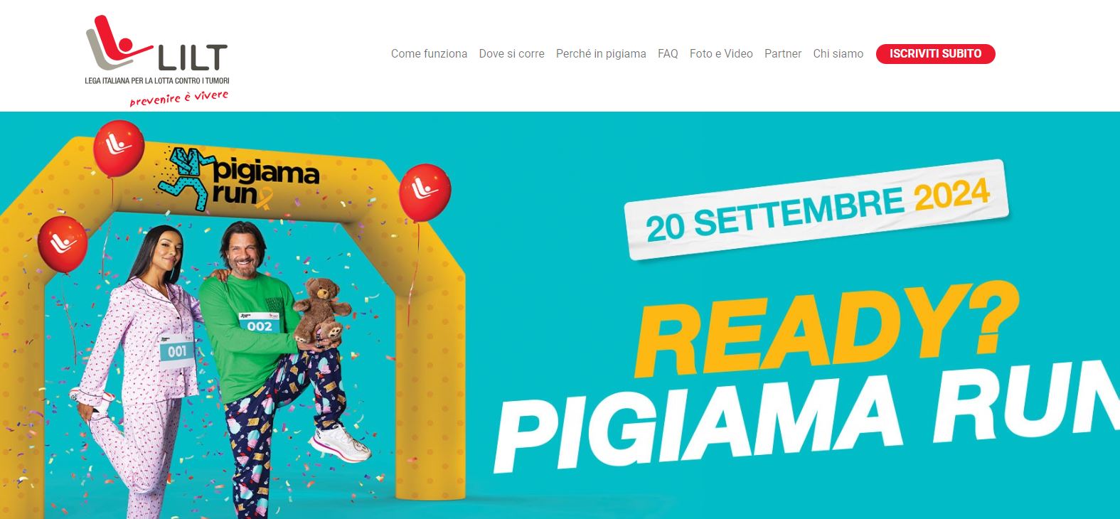 Venerdì a Verbania si corre la Pigiama Run