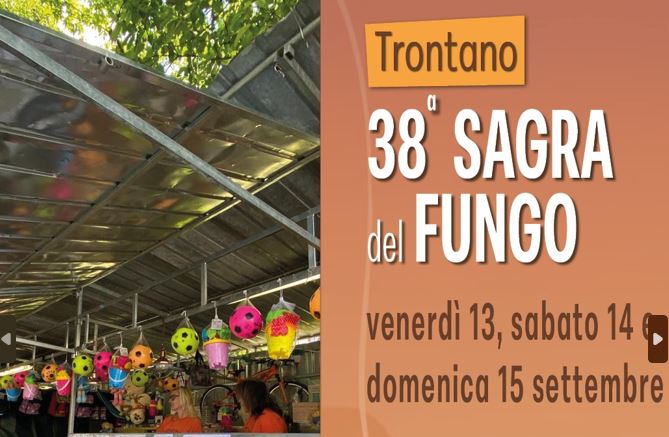 A Trontano torna la Sagra del Fungo