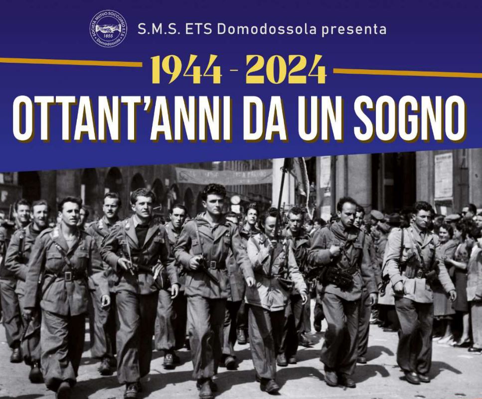 Soms Domo organizzata serata a ricordo degli 80 anni della Repubblica partigiana dell'Ossola