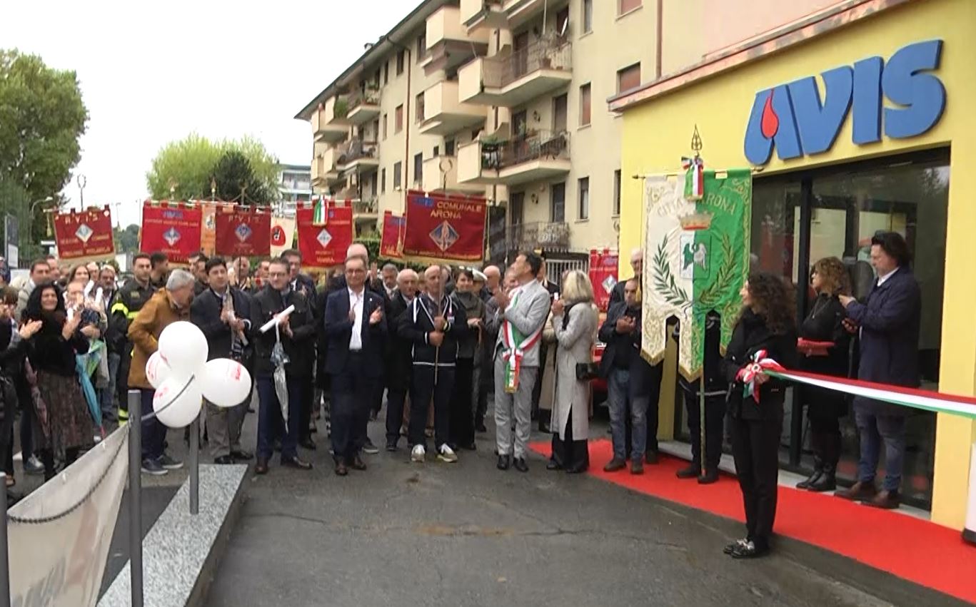 Arona, l'Avis ha una nuova sede