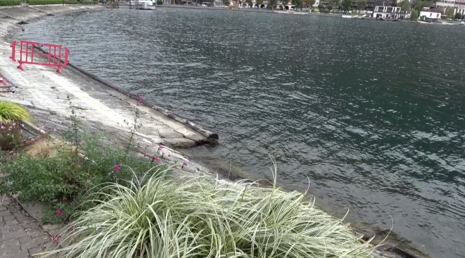 Stop al cantiere dei nuovi attracchi sul lungolago di Omegna