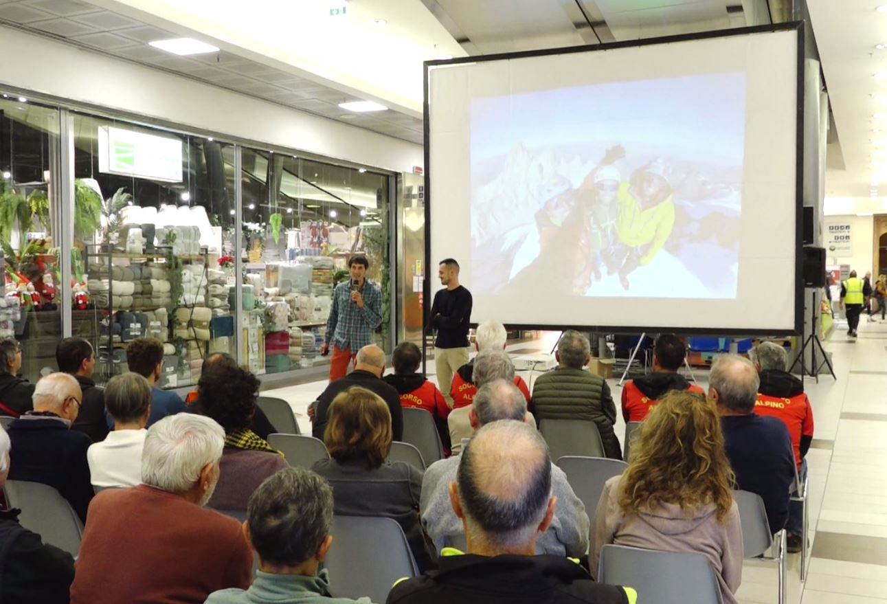 Matteo della Bordella ospite all'Ossola outdoor center