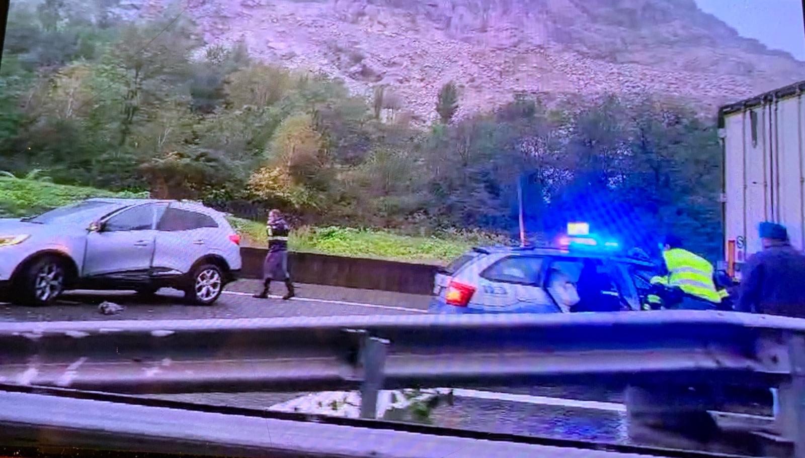 A 26. Incidente stradale nei pressi dello svincolo di Baveno