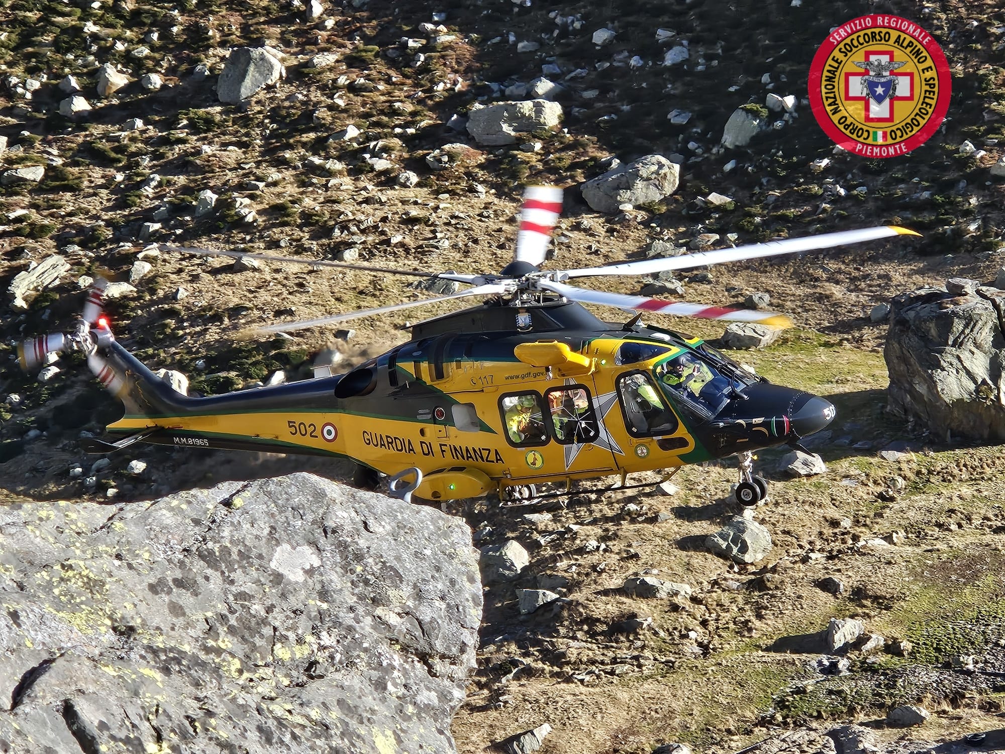 Ieri una giornata di ricerche dell'alpinista disperso nella zona del Canalone Marinelli