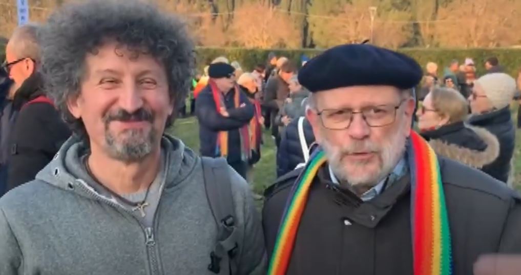 Ultimo appuntamento dell'anno con don Renato Sacco con Don Fabio Corazzina da Pesaro