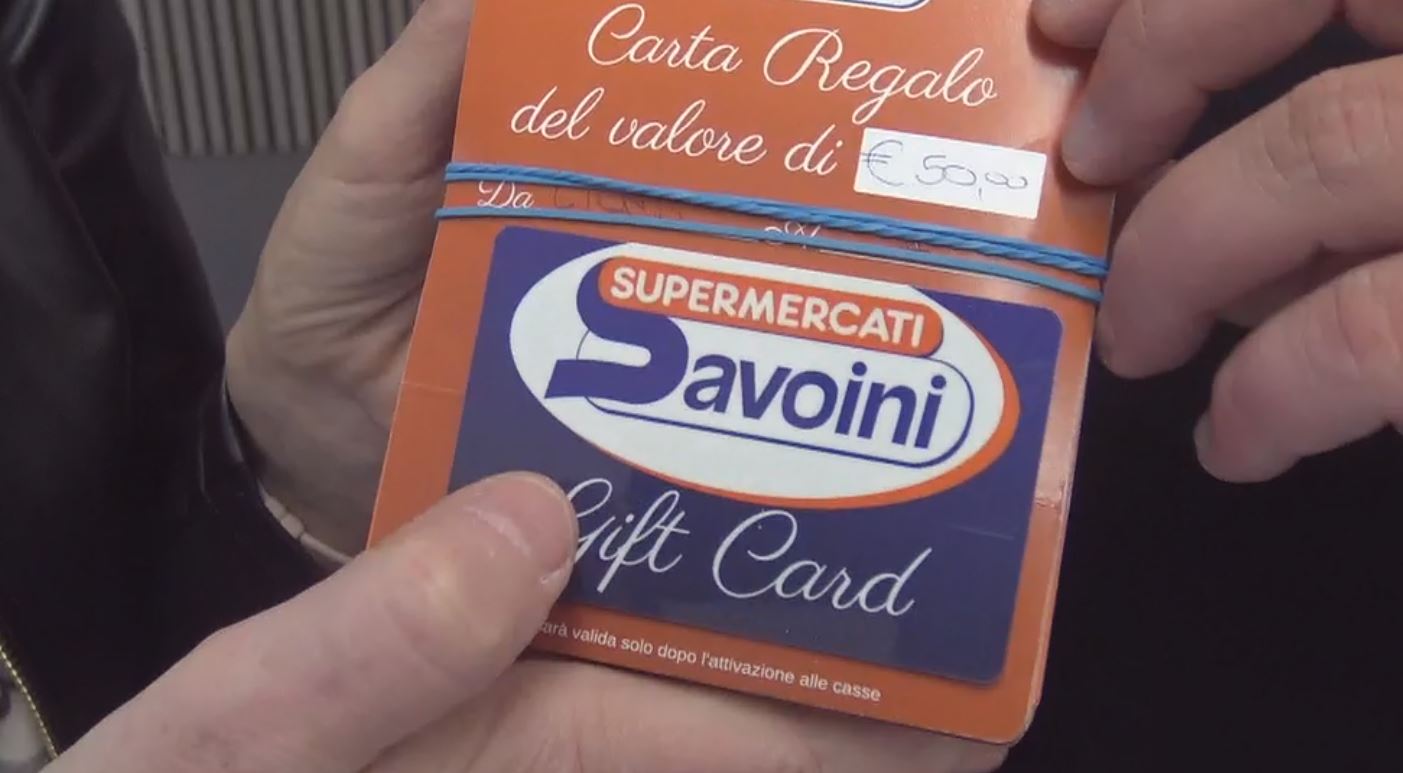Dai supermercati Savoini gift card alla San Vincenzo per le persone seguite a Casa Mantegazza