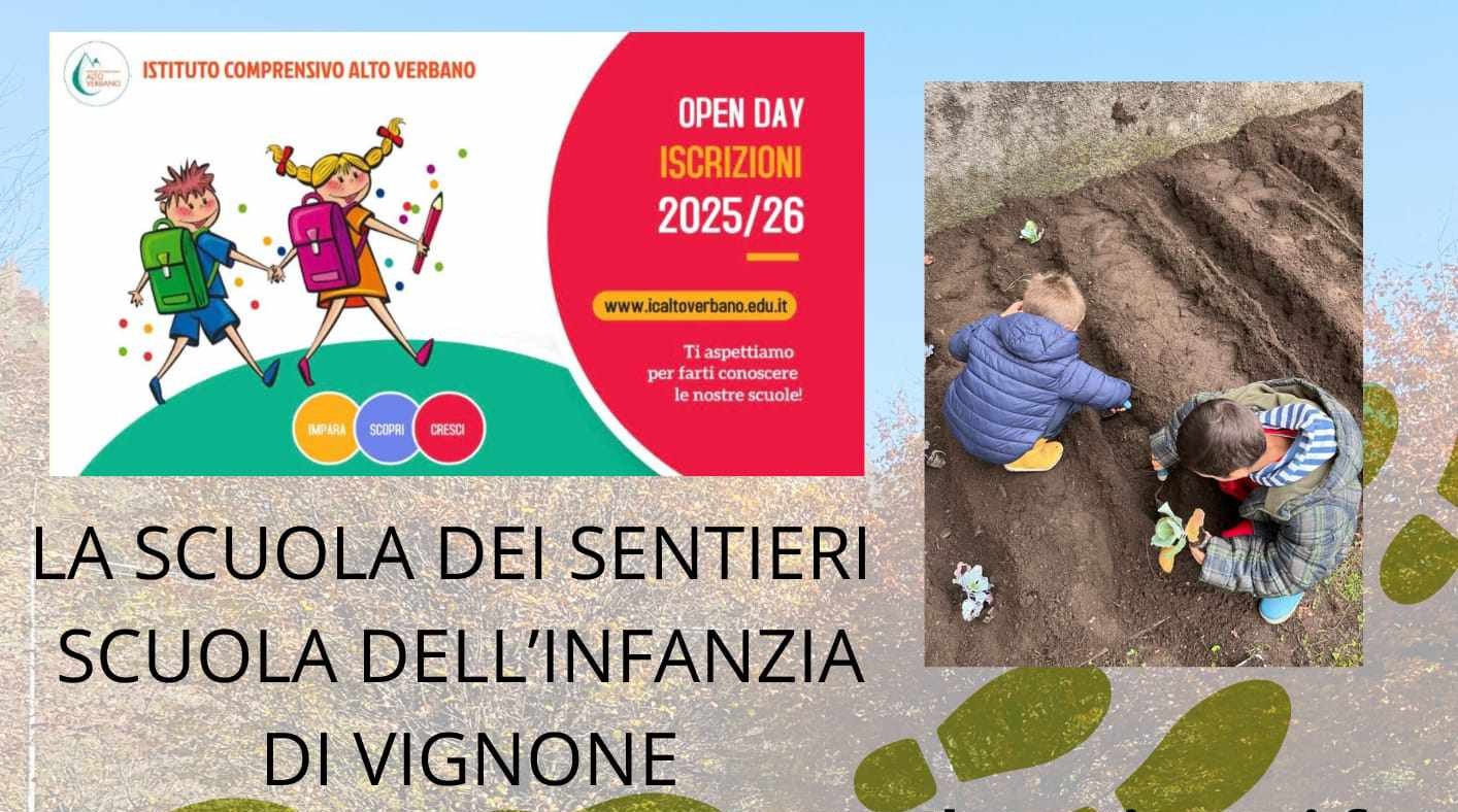Mercoledì ‘open day’ alla primaria di Vignone con la ‘Scuola del Sentieri’.