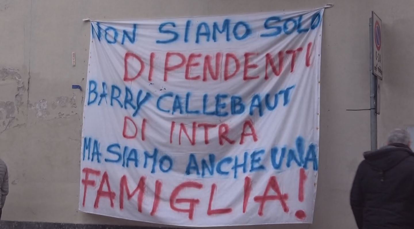 Giovedì alle 14,30 di fronte a villa Pariani il presidio dei lavoratori di Barry Callebaut