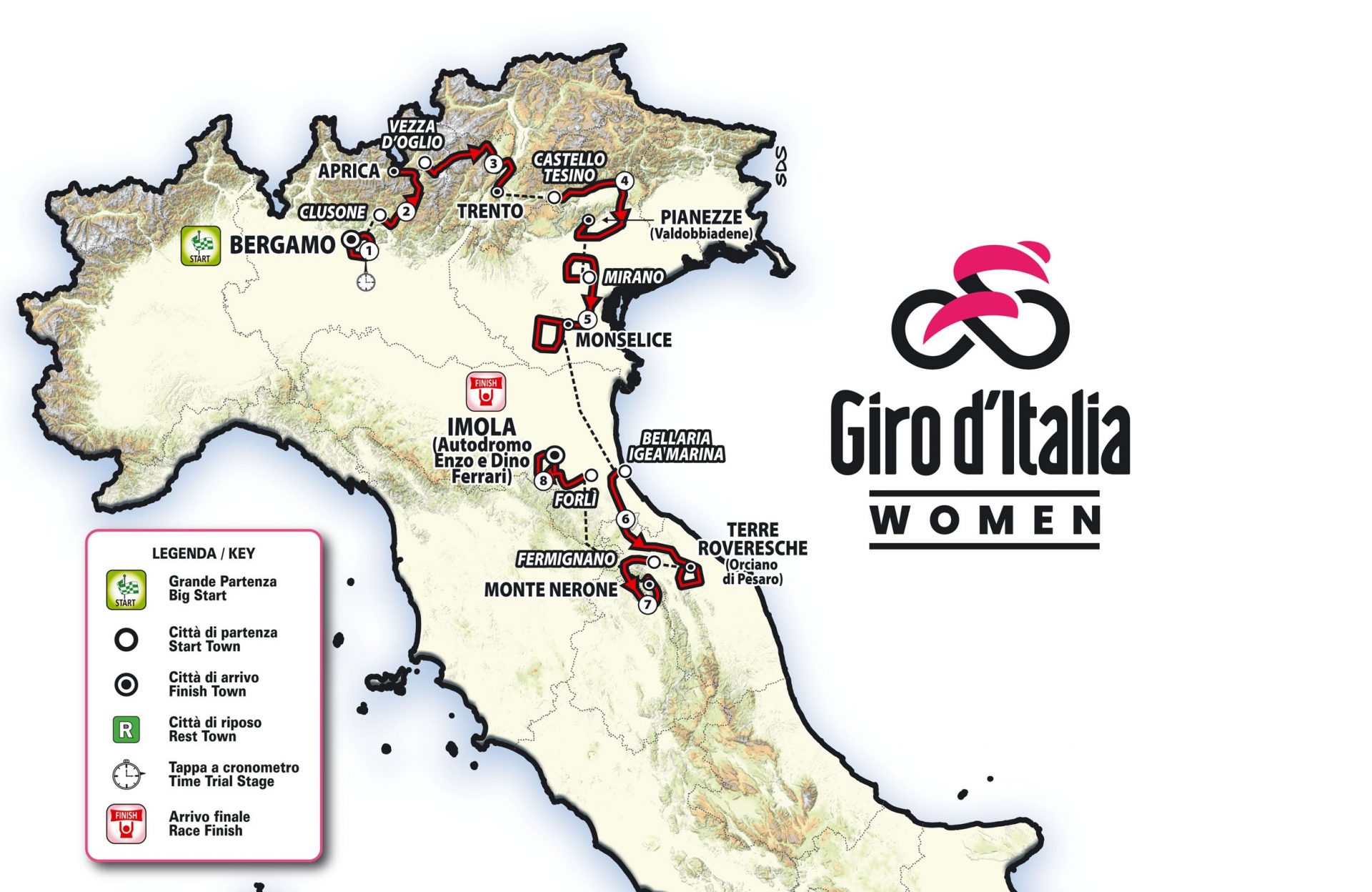 Ecco il Giro Women 2025 che piace ad Elisa e Francesca; crono e tanta salita.