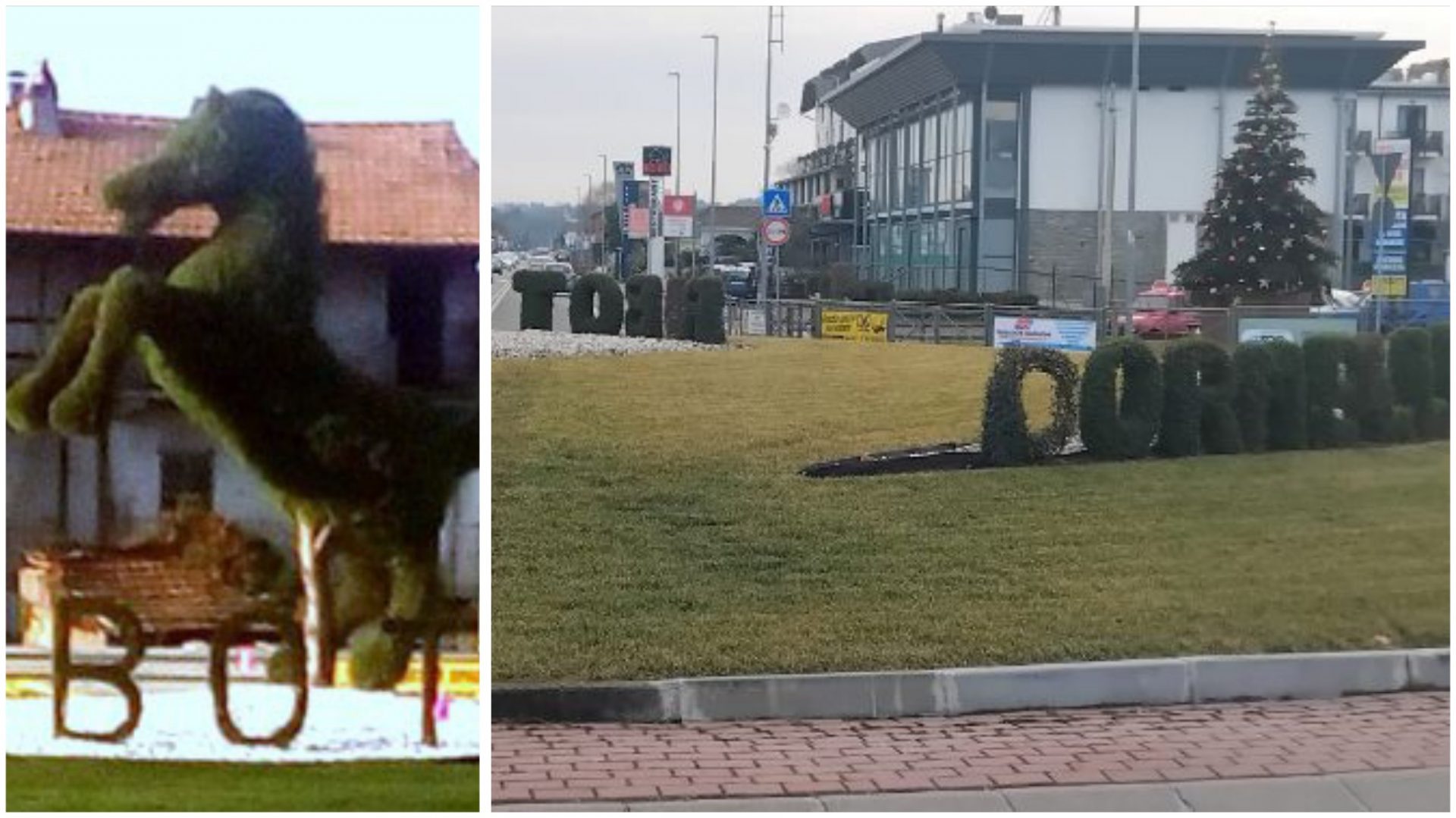 Distrutta la scultura verde del cavallo Ribot simbolo di Dormelletto. E' stata travolta da un'auto