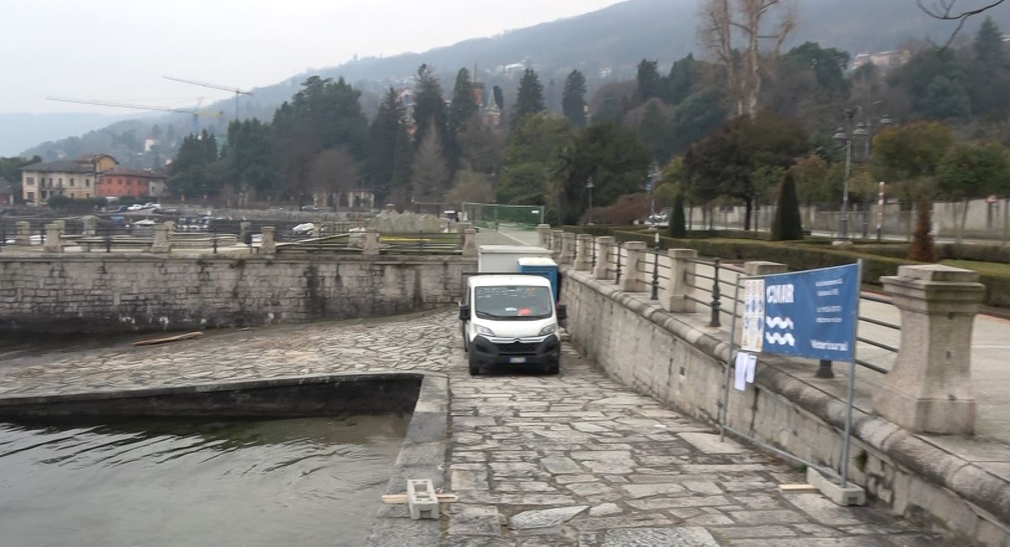 Baveno, partiti i lavori del nuovo pontile