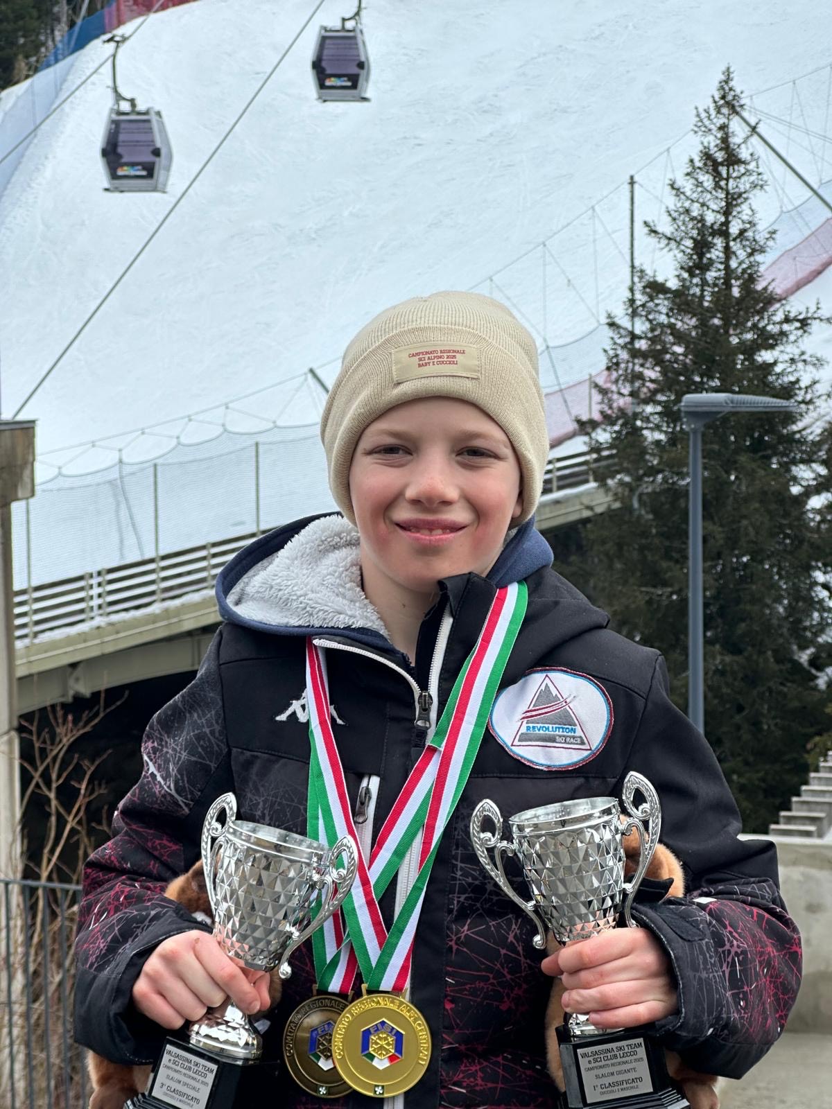 Regionali Cuccioli, Matteo Bellini (Revolution Ski Race) primo nel Gigante