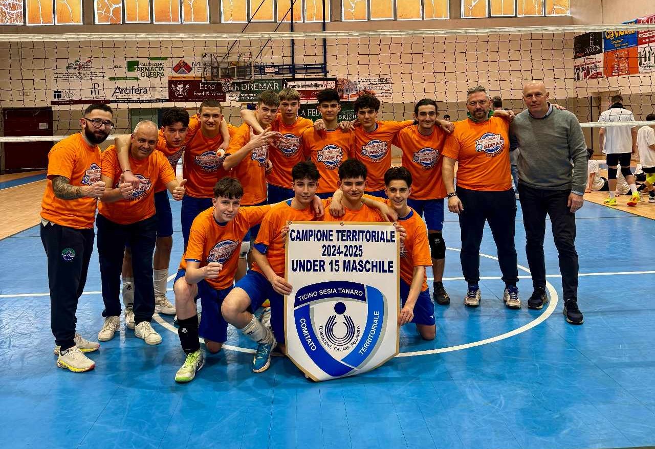 La Under 15 di Pallavolo Altiora è campione territoriale