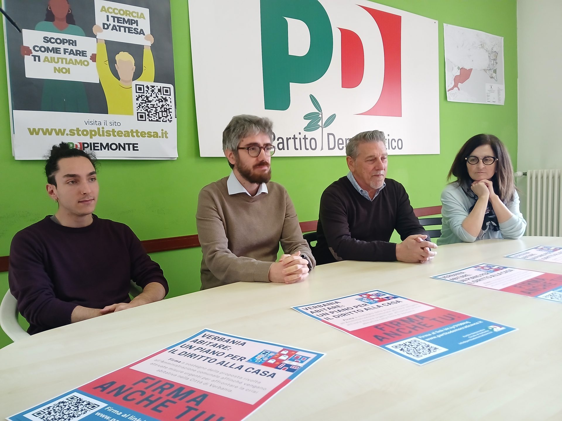Campagna del Partito Democratico per l'emergenza abitativa a Verbania