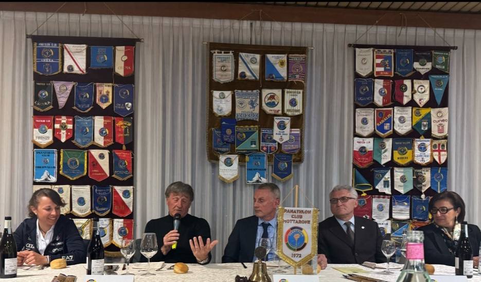 Pierino Gros e Valentina Greggio al Panathlon Mottarone