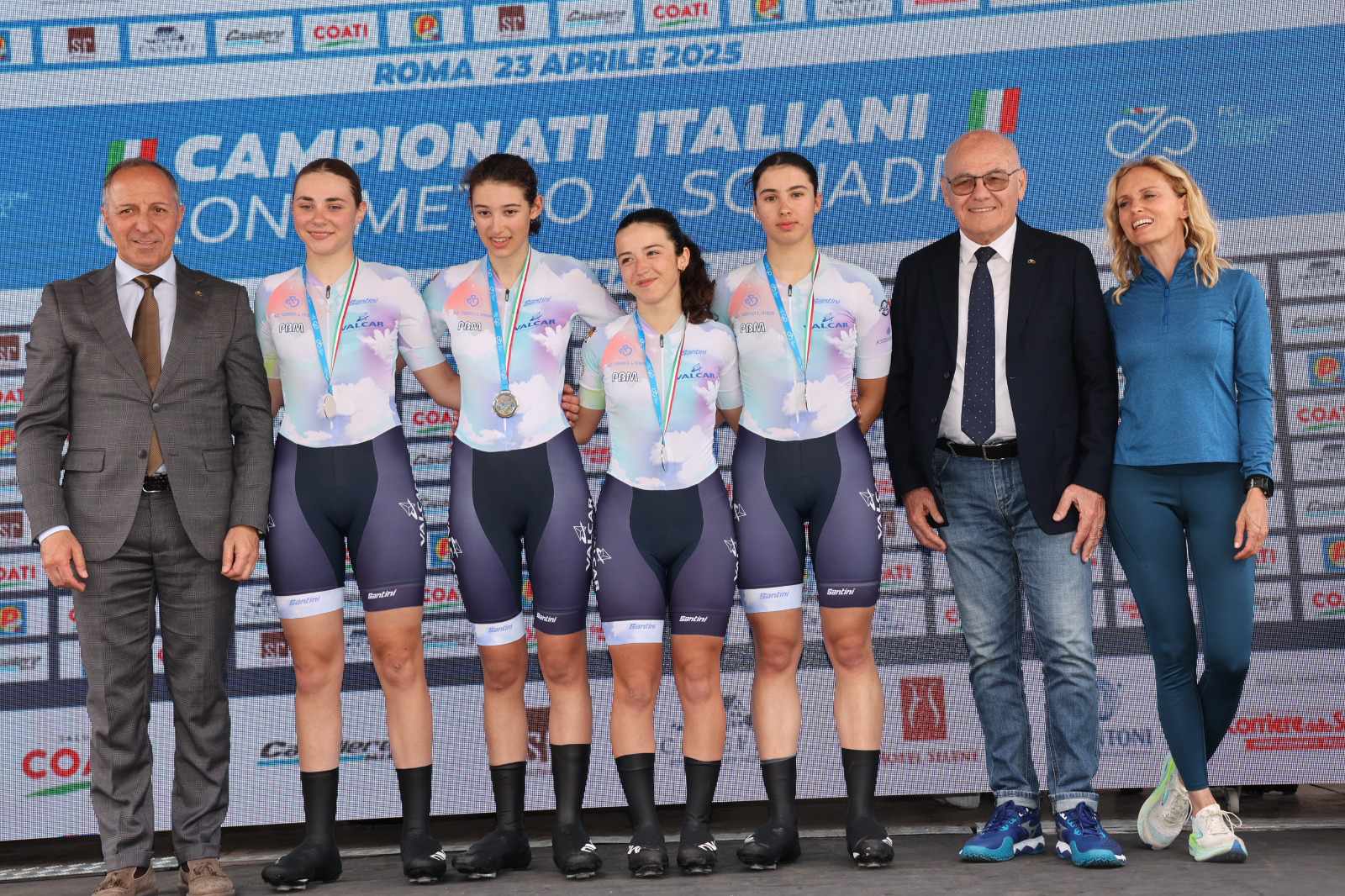 Il GS Verso L’Iride con Marta Della Vedova sul podio ai tricolori cronosquadre allieve