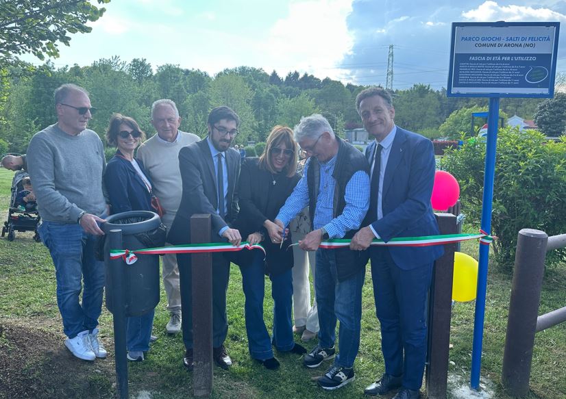 Arona, nuovo parco giochi per la frazione di Mercurago