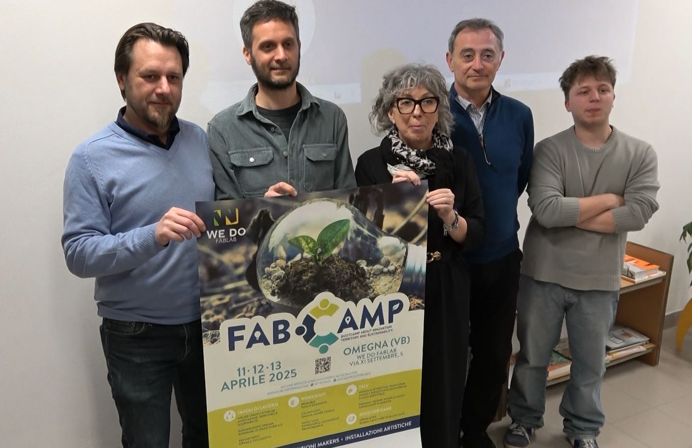 Da domani a domenica a Omegna sarà Fab Camp