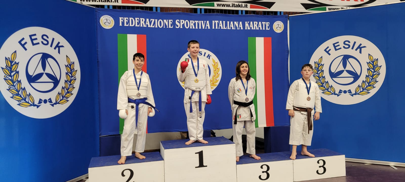 Daniel Fornetti (Sakura ASDK) campione nazionale kumite 10-11 anni