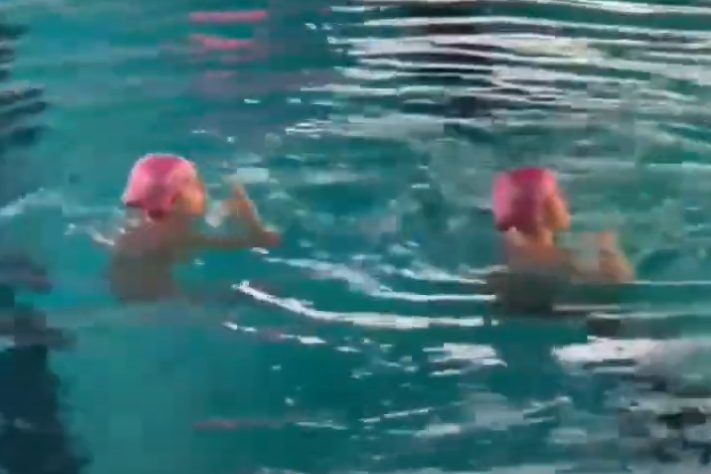 Bene le sincronette omegnesi a Brembate