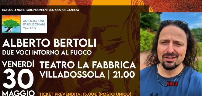Alberto Bertoli canta con Pierangelo. Concerto il 30 maggio alla Fabbrica