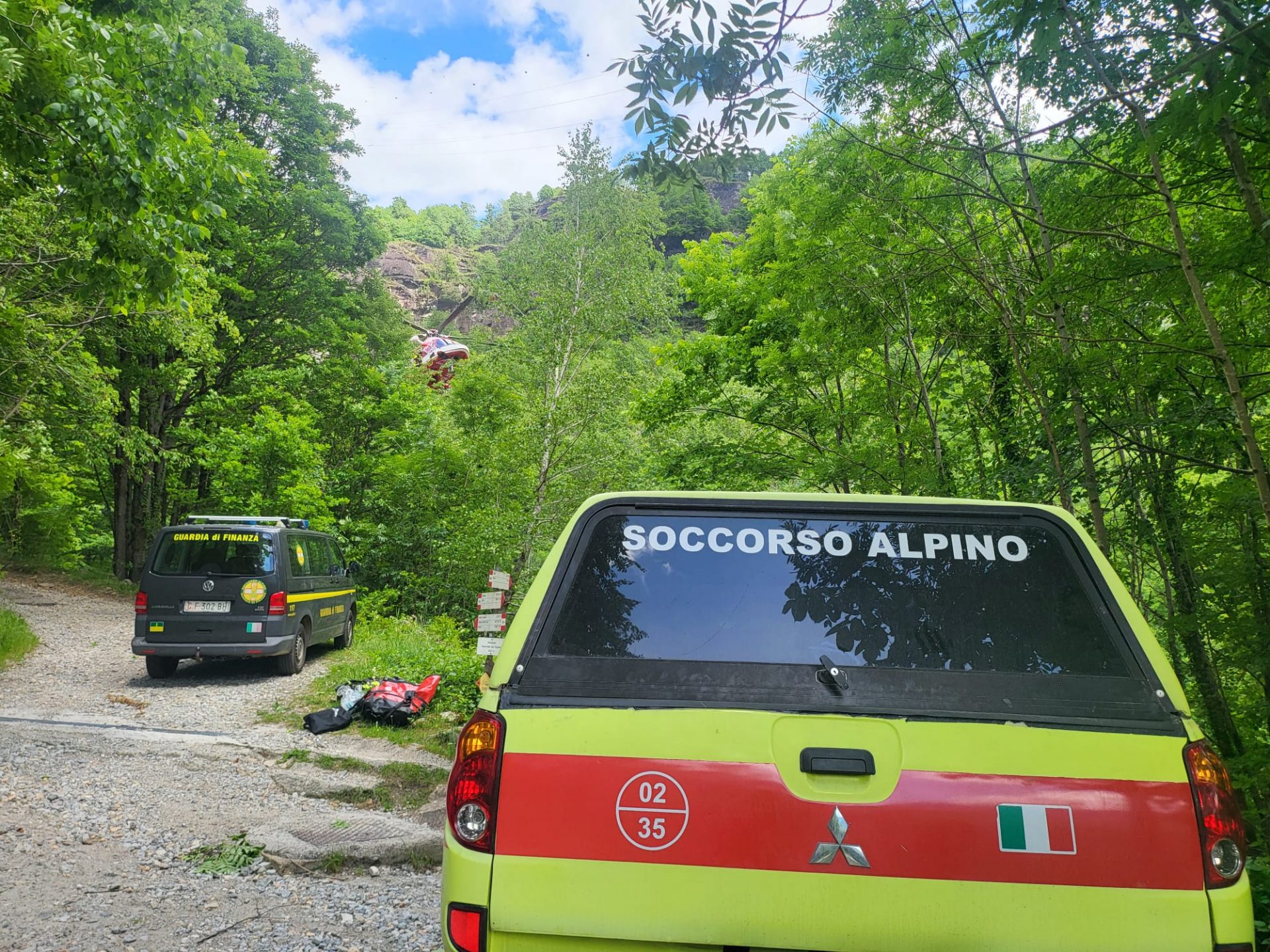 Due persone cadute in acqua alle marmitte di Verampio