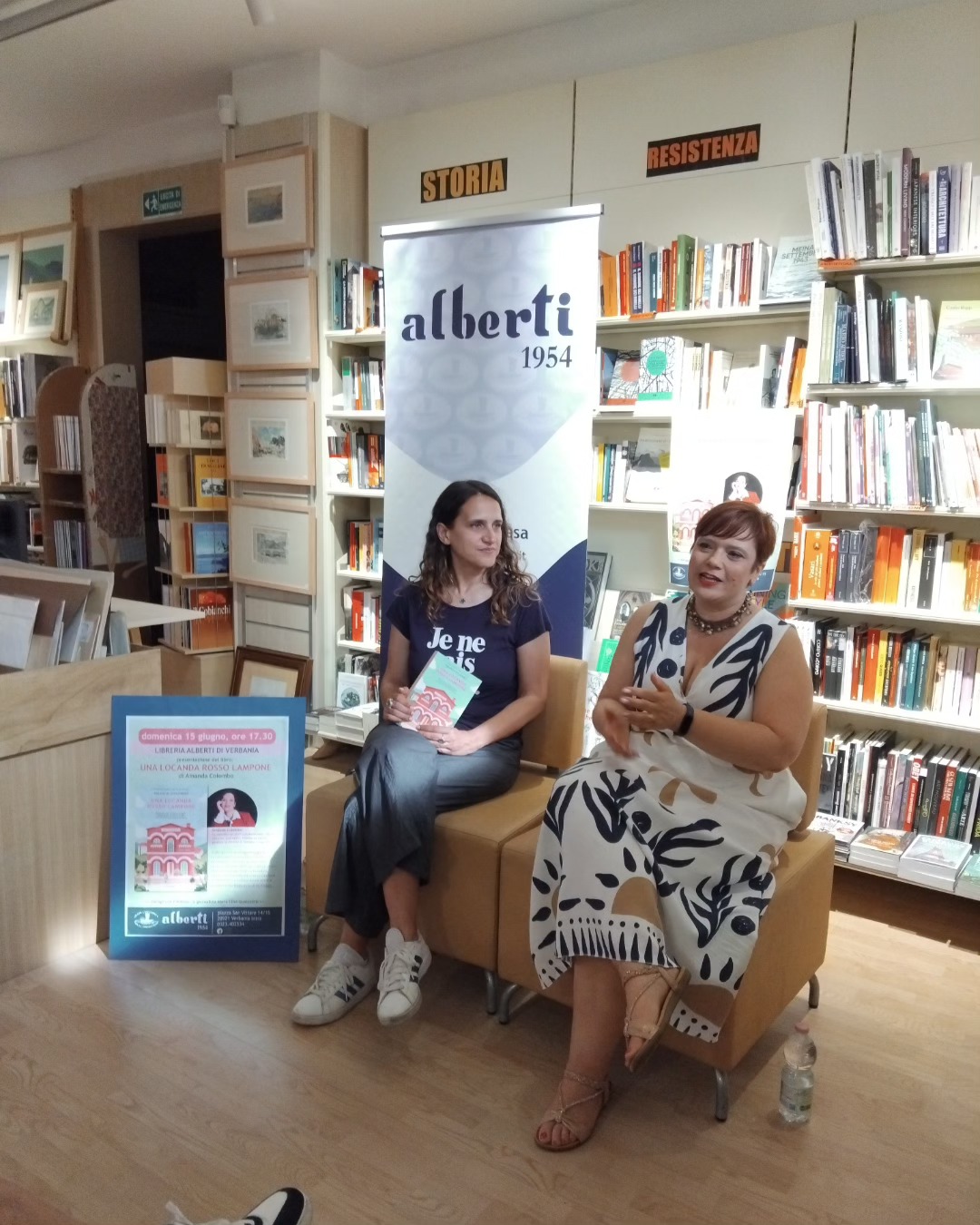 Amanda Colombo con "Una Locanda Rosso Lampone" a L'Appetito Vien Leggendo