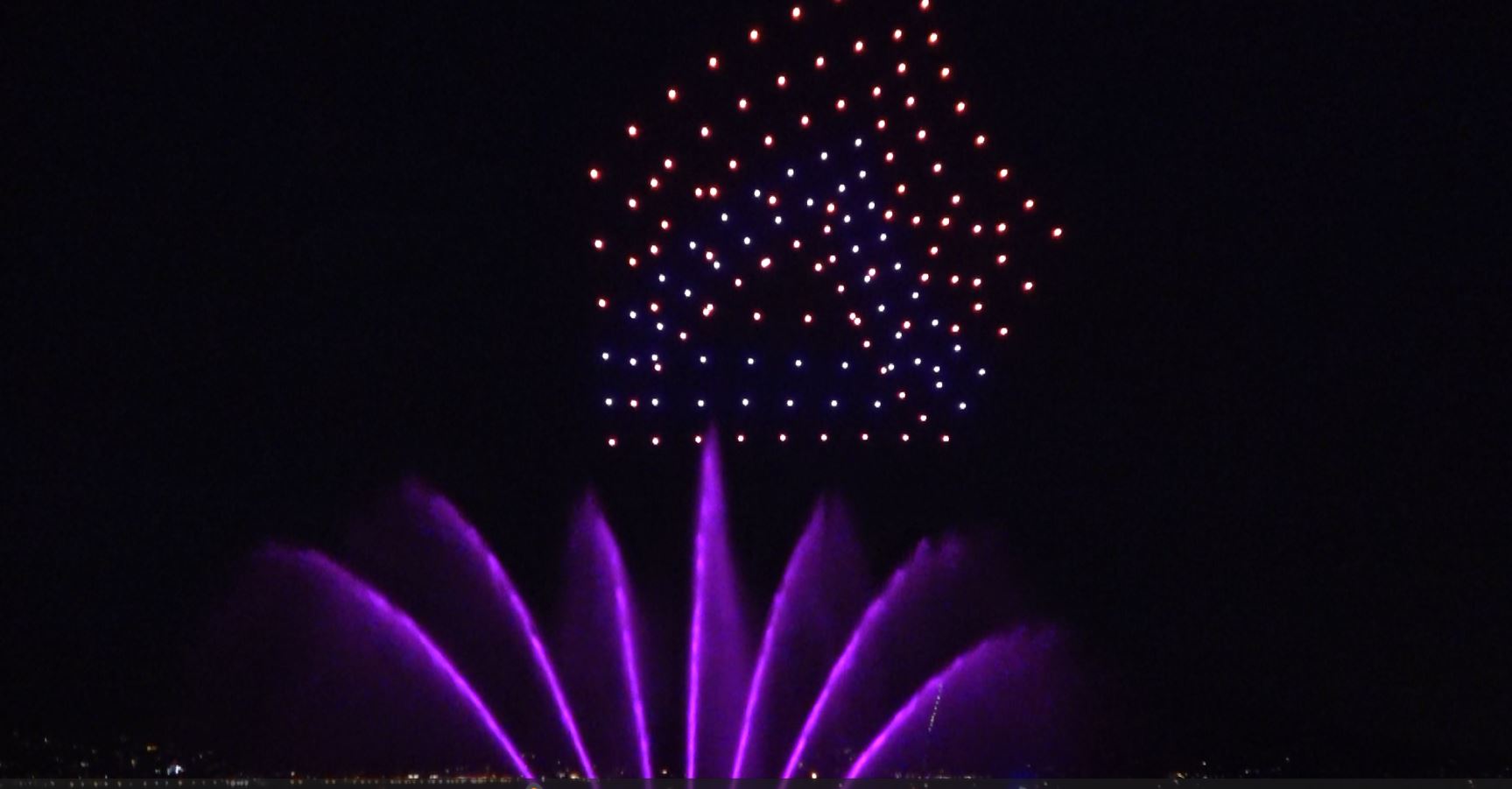 Inaugurazione con colpo di scena per Baveno e Feriolo d'Incanto: lo spettacolo dei droni