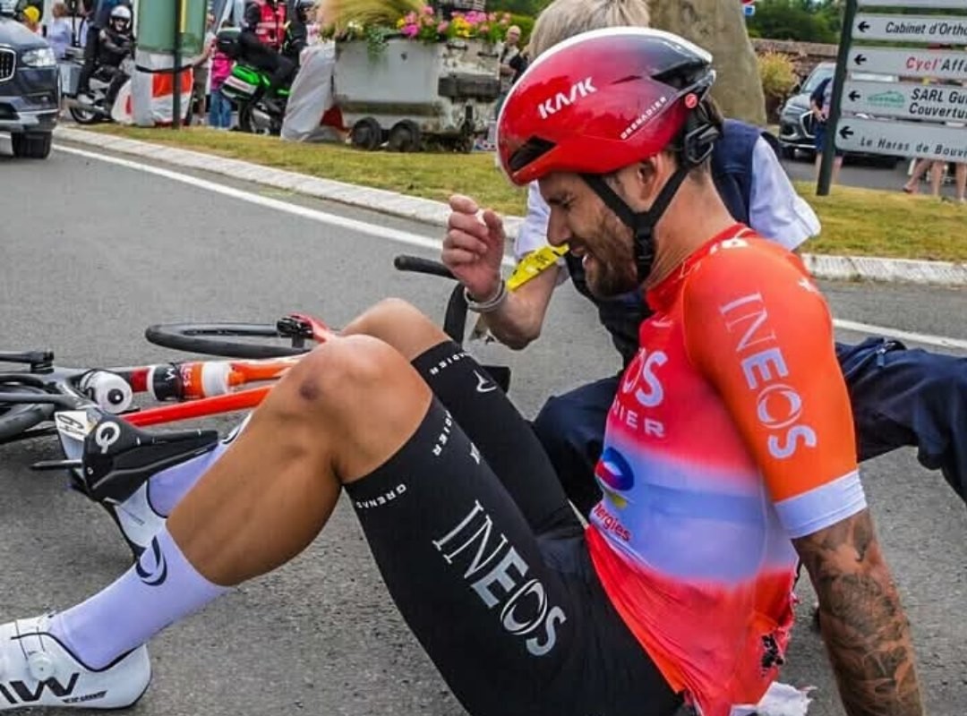 Per Ganna nessuna frattura e TAC negativa