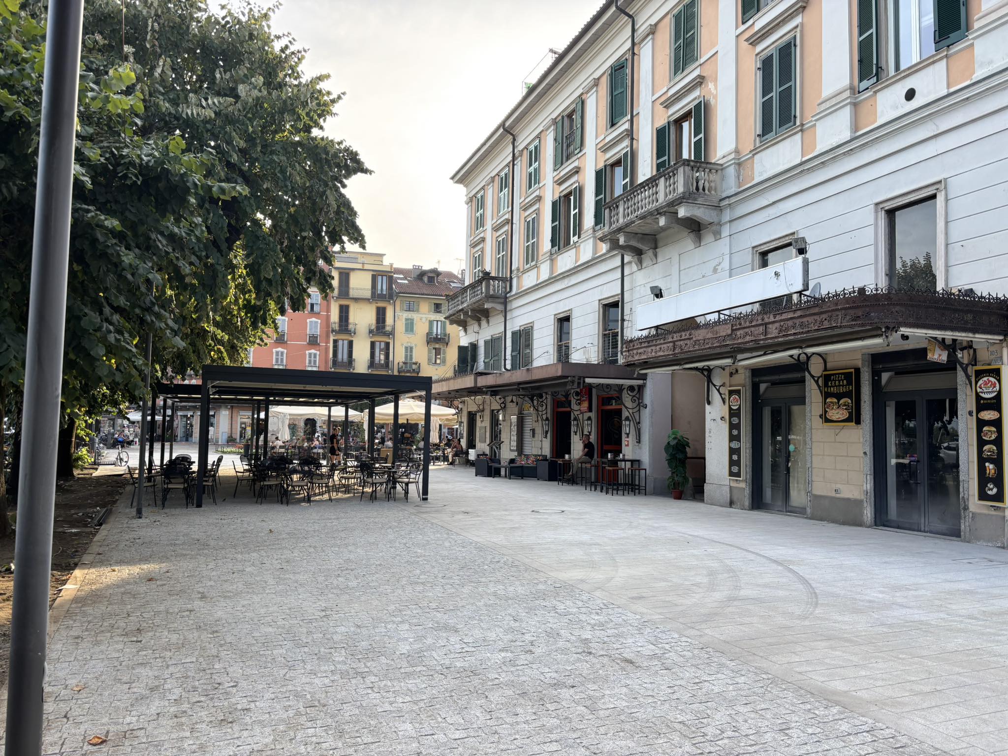 Rimossa una parte del cantiere di piazza Ranzoni a Intra, fine lavori entro la primavera 2026