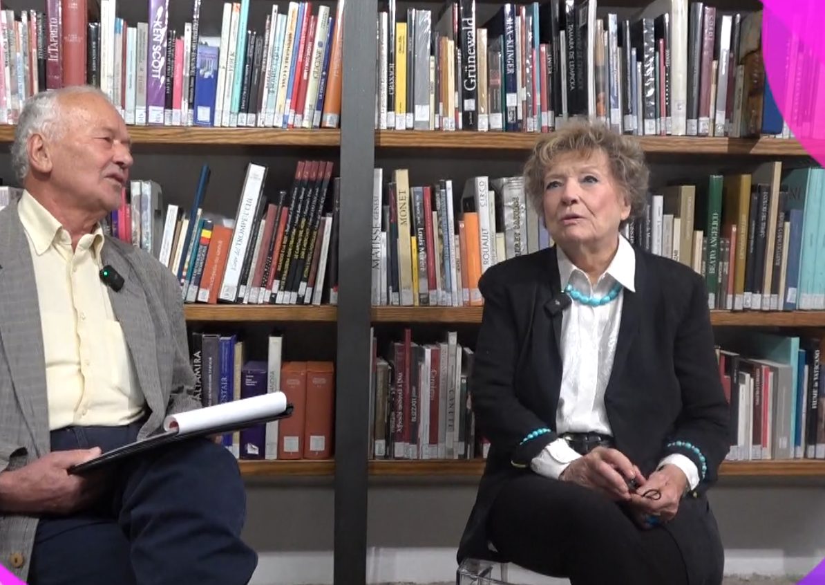 La scrittrice Dacia Maraini a L'Appetito Vien leggendo