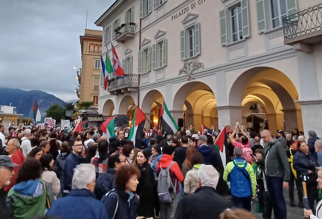 Gaza, molto partecipato il corteo promosso ieri a Verbania