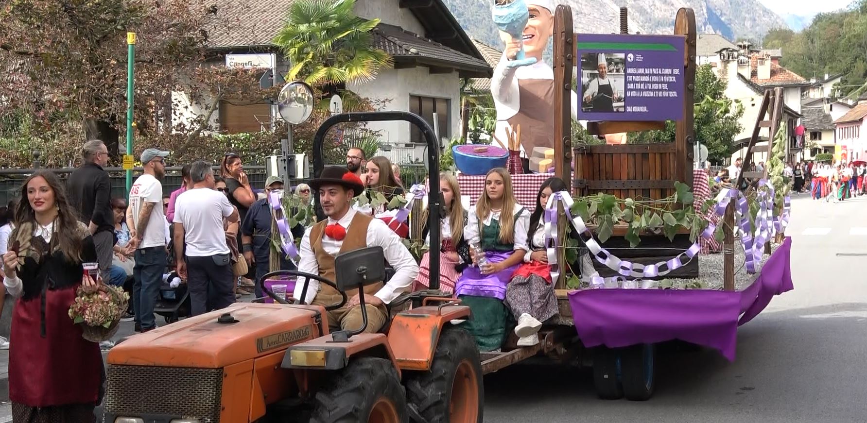 Un successo la 98° Festa dell'Uva di Masera. Stasera il finale, ieri la sfilata tradizionale