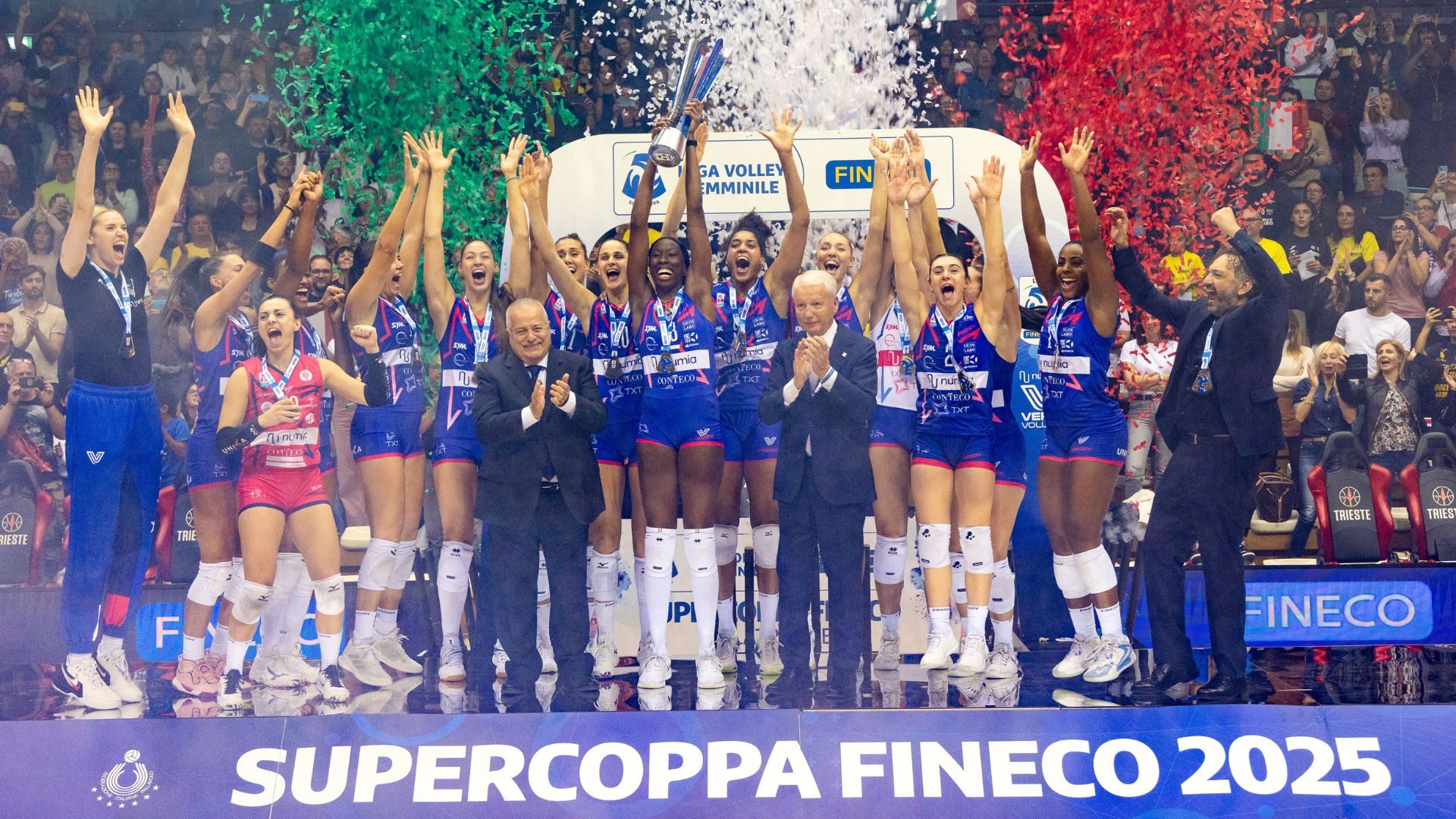 Trionfo Lavarini: la sua Milano batte Conegliano ed alza la Supercoppa
