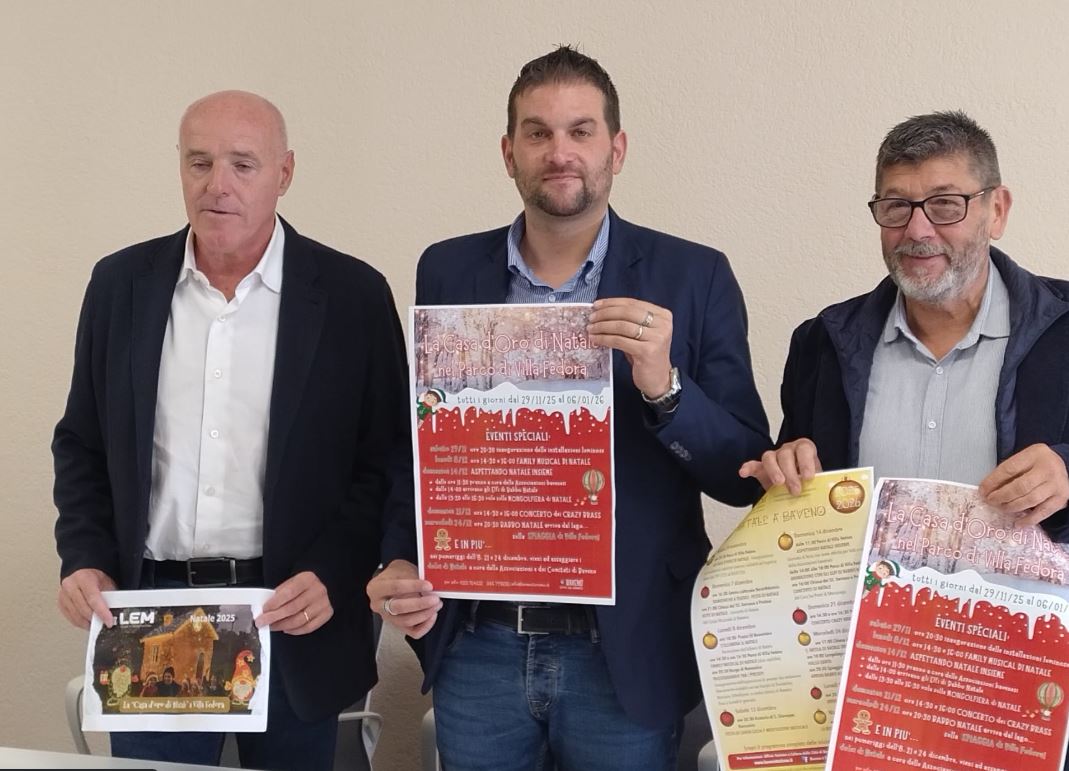 Natale a Baveno, quest’anno  ci sarà anche la Casa d’Oro di Natale nel Parco di Villa Fedora